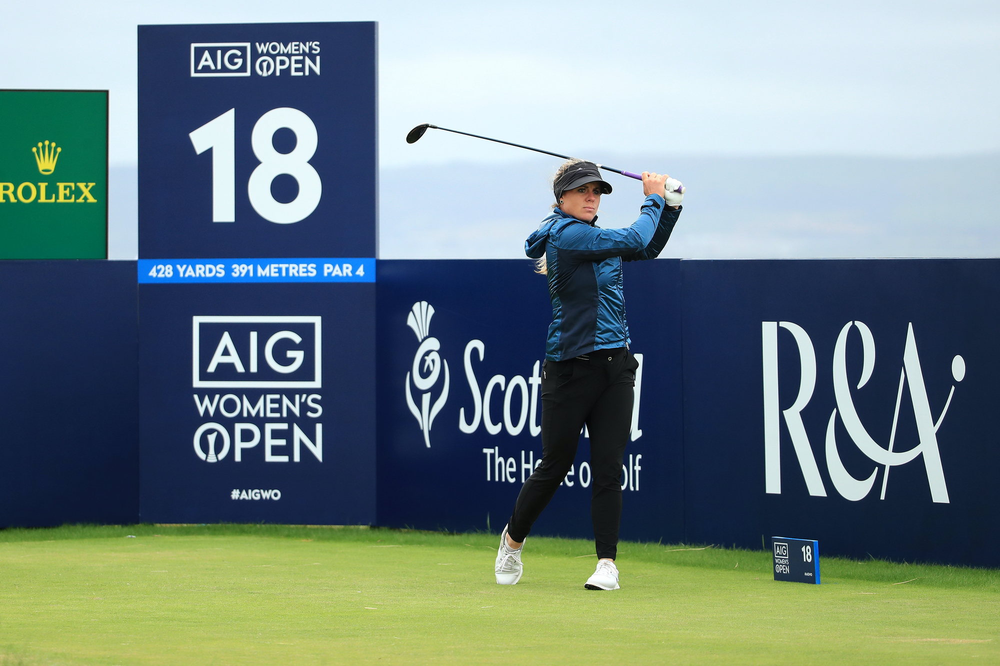 Holmqvist claims halfway lead at AIG Women's Open - Royal Troon Golf Club